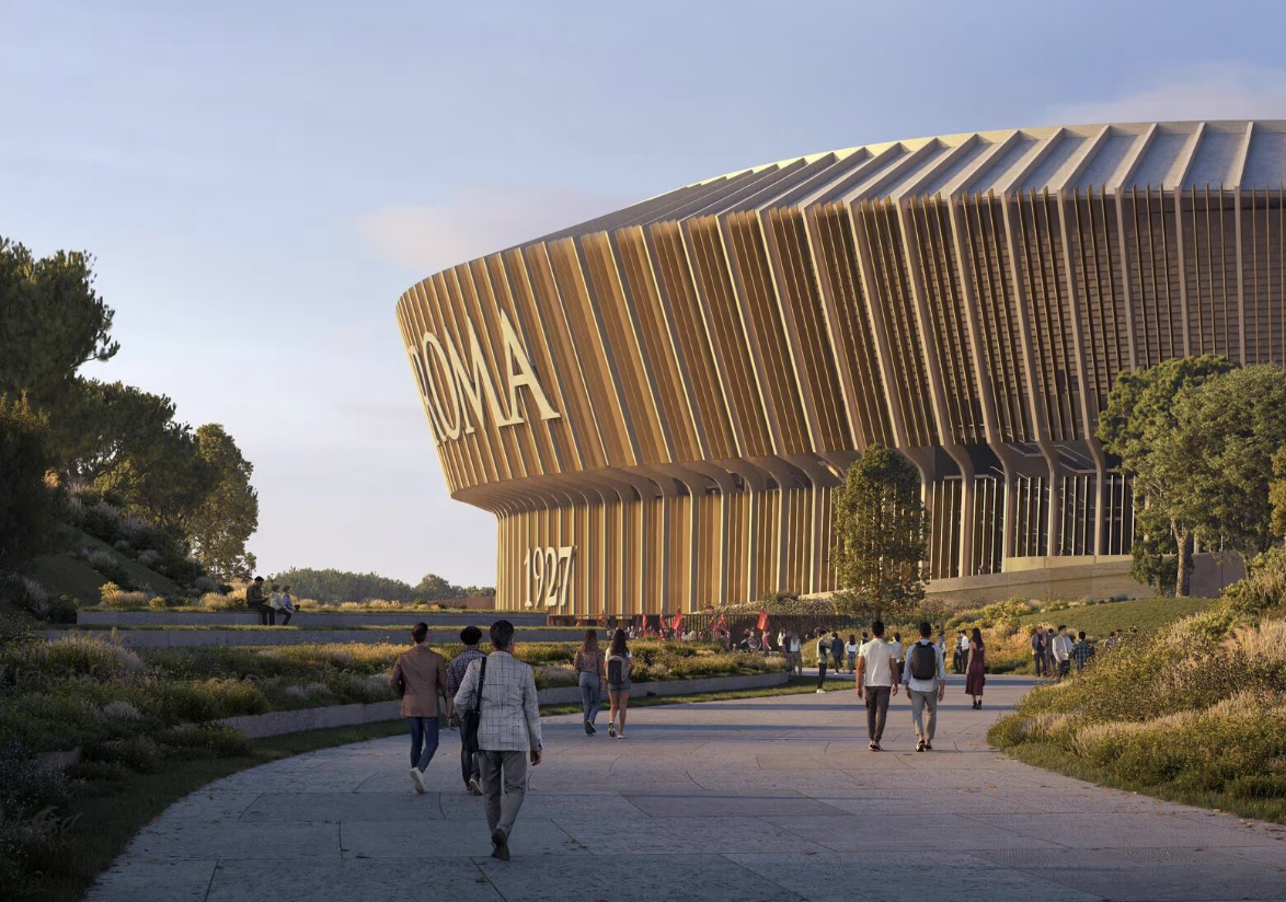 La Roma presenta il nuovo Stadio