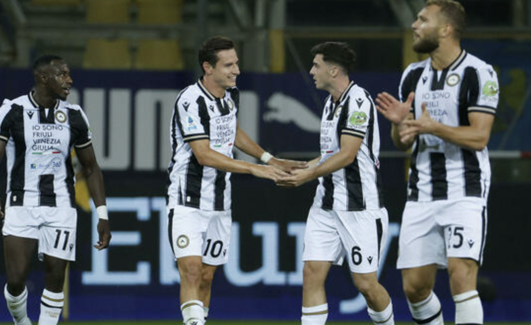 Udinese-Salernitana 3-1
