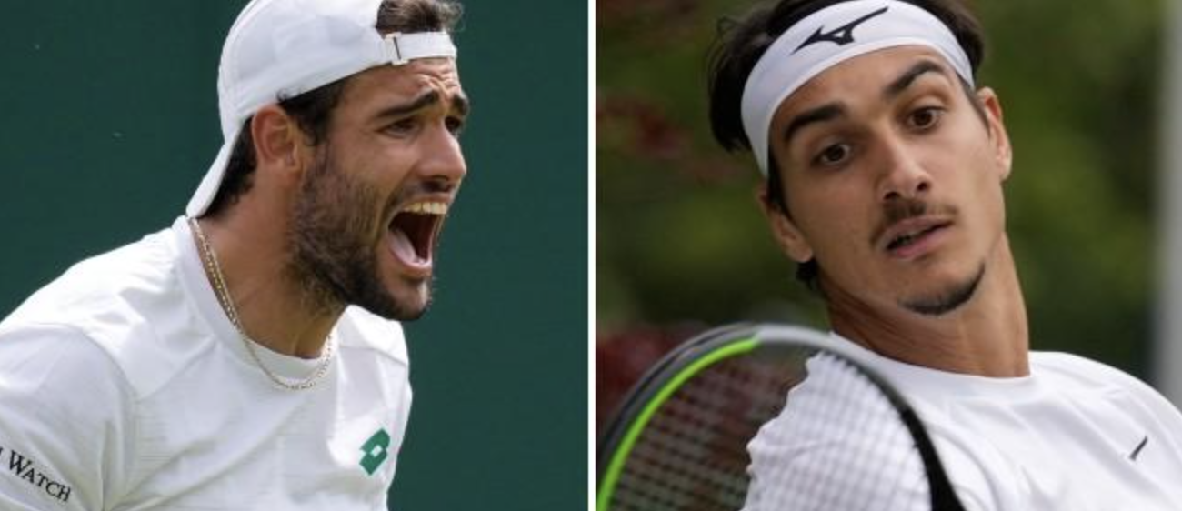 Male Berrettini e Sonego