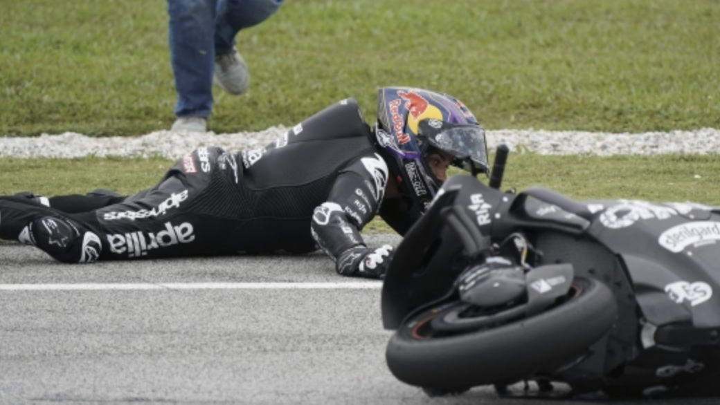 Si cade troppo in Moto GP