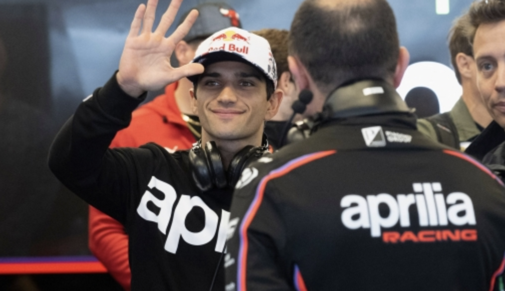 Il pilota Aprilia resta sotto drenaggio